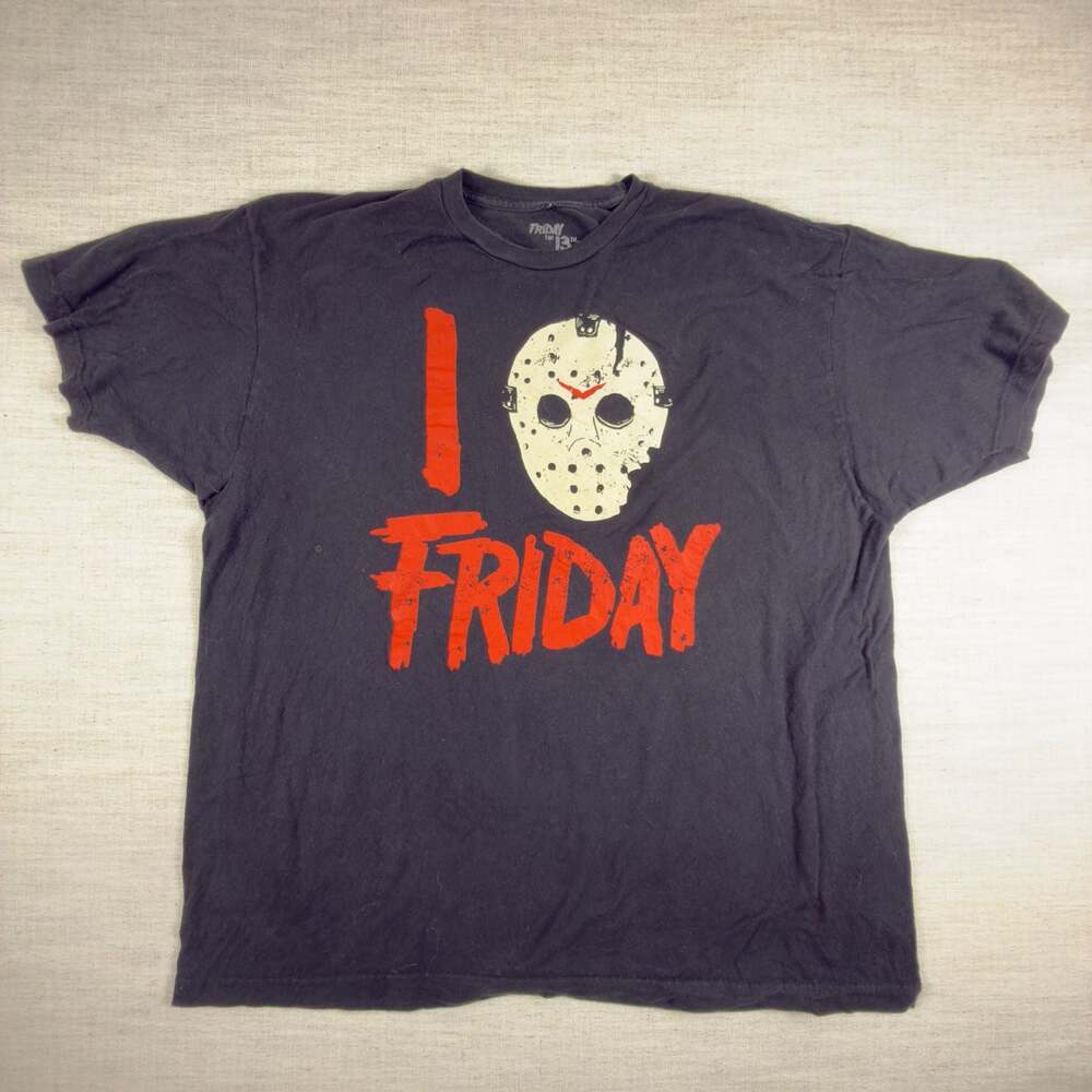 Friday The 13th Jason Voorhees Halloween T Shirt XL